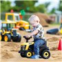JCB Fastrac Porteur Pied au Sol | Tracteur JCB pour Tout-Petits | Voiture de Construction Porteur | Klaxon couineur et Un Rangem