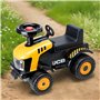 JCB Fastrac Porteur Pied au Sol | Tracteur JCB pour Tout-Petits | Voiture de Construction Porteur | Klaxon couineur et Un Rangem
