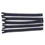 YKK Paquet de 10 Meilleure qualité Nylon Noir 19cm Nylon extrémité fermée Zip. Fermeture éclair