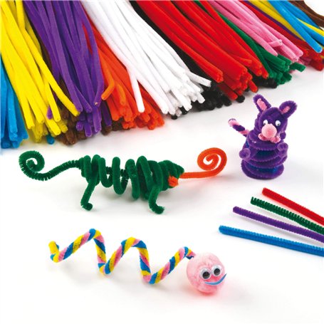 Baker Ross Fils chenille (Paquet de 120 ) - Matériel créatif pour activités manuelles