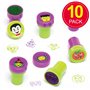Baker Ross AC436 Lot de 10 tampons auto-encreurs pour Halloween
