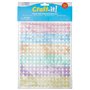 Baker Ross Boutons Autocollants Pastel - Lot de 252