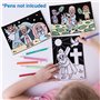 Baker Ross FC508 Lot de 10 images d'art en feutre pour enfants