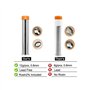 Fil à souder sans plomb avec noyau en colophane Flux 0,8 mm 60/40 pour soudure électrique Poids 20 g