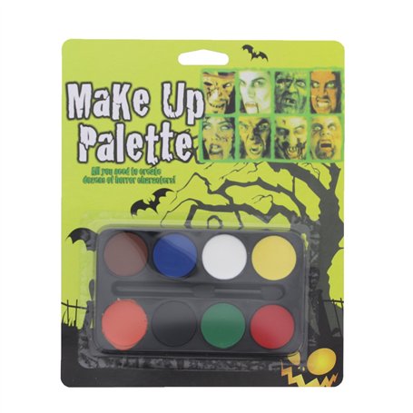 Zac's Alter Ego Kit de maquillage pour déguisement - Palette de 8 couleurs avec applicateur
