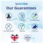 LUVBIOTICS Bain de bouche sans fluor avec probiotiques buccaux et xylitol - sans alcool, SLS, ni parabènes - 500 ml
