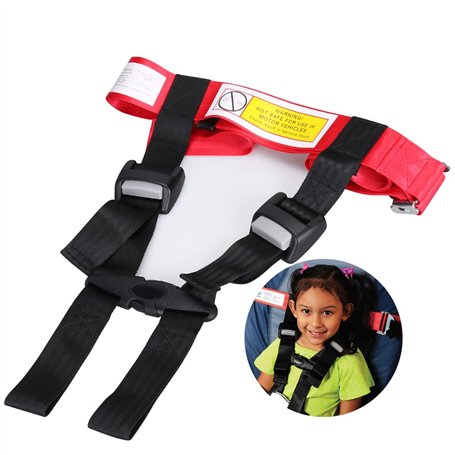 RekoTandem Harnais d'avion pour enfant - Harnais de voyage pour enfants - Offre une sécurité supplémentaire aux enfants pendant