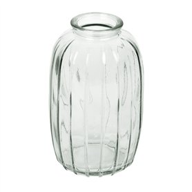 Talking Tables Vase Soliflore en Verre Transparent pour Fleurs Décoration Élégante Centre de Table Mariage Rebord de Fenêtre Fêt