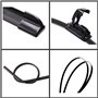 HONEHOY Balais d'essuie-Glace Avant, pour Ford Kuga MK1 2008-2012(24"+17") Brosses à vitres, essuie-Glace Voiture fenêtre Bras d