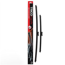 Trico Exact Fit Essuie-glaces| Longueur:700/400MM | 1 Paire de Balais Avant Audi: Q4 (F4N & F4B) | Ford Transit Courier | Peugeo