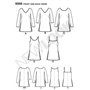 New Look NL6086 Patron de Couture Tee-Shirt 22 x 15 cm