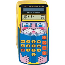 Texas Instruments LPROFSOLAR Little Professor Calculatrice solaire d'apprentissage