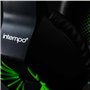 INTEMPO EE3358 Casque de Gaming WS18 avec Microphone Rétractable, Casque de Jeu Interactif avec Isolation Phonique, 3.5 mm Jack,