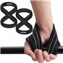 Sangle Musculation Gym Levage Support de Poignet Bandage Fitness Lifting Straps Entraînement Bodybuilding H
