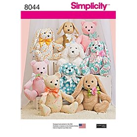 Simplicity - Patron de couture 8044 Ours