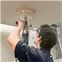 Silverline - Scie trépan ajustable à capot de sécurité Ø 40 - 200 mm (633706)