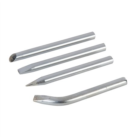 Silverline 675250 Jeu de 4 pannes de fer à souder 100 W