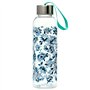 Puckator BOT170 Bouteille d'eau réutilisable en Plastique avec Couvercle métallique Motif Pivoine 500 ML, Unique