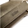 TUFF LUV Étui en Cuirette Rustique pour Harmonica - Boucle de Ceinture, Marron