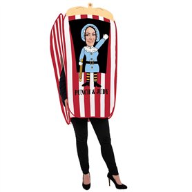 Fun Shack Déguisement Théatre de Guignol Rouge pour Homme et Femme