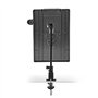 Ex-Pro Support de bureau ergonomique réglable avec guide de ligne, porte-documents avec bras réglable et clip, noir/gris