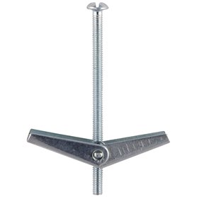 TIMco Tog575 BZP Boulons à ailettes M5 x 75 – Zinc (boîte de 100)