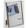 Inspire pour Business easa4svp Pelle facile Cadre A4 Certificat/Photo/Poster avec tête non avant en verre – Argent (21X30cm)