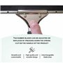 Raclette de fenêtre Professionnelle en Acier Inoxydable GBPro avec Lame Double Face de 45 cm