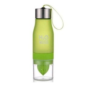 Bouteille de presse-agrumes 2 en 1 - Technologie d'infusion manuelle pour faire du jus frais (650 ml)