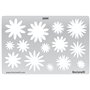 Bocianelli 15cm x 10cm Normographe Plastique Transparent Trace Gabarit de Dessin Conception Graphique Art Artisanat Fabrication