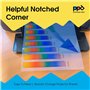 PPD A4 X 50 Films Transparents pour Rétroprojecteur, Impression Jet d'Encre, 10 Feuilles OHP Premium, Noirs Profonds, PPD-34-50