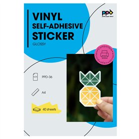 PPD A4 x 40 Films Autocollants Personnalisables