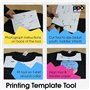 PPD Papier Transfert Jet D'Encre (Inkjet) à repasser sur T-shirts/Textiles Noirs ou Foncés - A4 x 5 Feuilles PPD-4-5