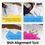 PPD Combo 40xA4 Papier Transfert Tee-Shirt, 20 Feuilles pour Textiles Blancs/Clairs et 20 pour Noirs/Foncés, Personnalisé, Jet d
