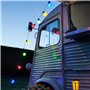 25 m avec 30 Ampoules LED Multicolores IP44 Imperméable Guirlande Lumiè