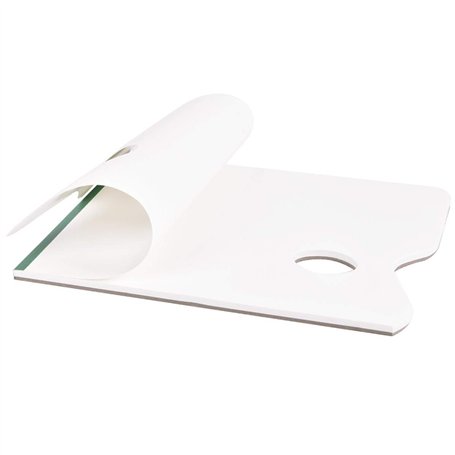iGadgitz Home U7092 Palette Peinture Palette Jetable Bloc Palettes (50 Feuilles) -Blanc