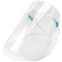 Lot de 5 visières de protection intégrale avec lunettes transparentes résistantes pour éviter la salive, les fumées d'huile, les