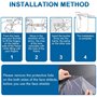 Lot de 5 visières de protection intégrale avec lunettes transparentes résistantes pour éviter la salive, les fumées d'huile, les