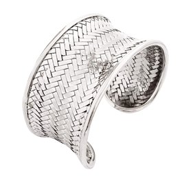 TreasureBay Superbe bracelet jonc en argent sterling pour femme