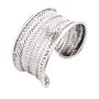 TreasureBay Superbe bracelet jonc en argent sterling pour femme