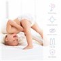 Sacs à couches jetables parfumés pour bébé - Hygiénique - Avec poignée à nouer - Sacs à déchets pour animaux domestiques