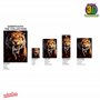 3D LiveLife Affiche murales lenticulaires Tigre à dents de Sabre de Deluxebase. Poster tigre 3D sans cadre. Décoration murale pa