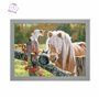 3D LiveLife Affiche murales lenticulaires La Visite Deluxebase. Poster Cheval 3D sans cadre. Décoration murale parfaite. Oeuvre 