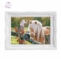 3D LiveLife Affiche murales lenticulaires La Visite Deluxebase. Poster Cheval 3D sans cadre. Décoration murale parfaite. Oeuvre 
