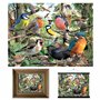 3D LiveLife Affiche murales lenticulaires Maison de la Nature de Deluxebase. Poster Oiseau 3D sans cadre. Décoration murale parf