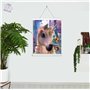 3D LiveLife Affiche Murales Lenticulaires Licorne Mignone de Deluxebase. Poster Fantaisie 3D sans Cadre. Décoration Murale Parfa