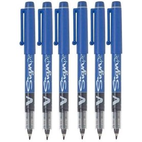 Pilot SW-VSP V Sign Lot de 6 stylos à encre liquide et pointe moyenne 2 mm