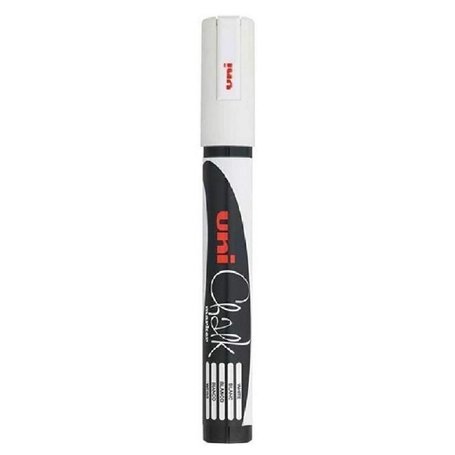 Uni White PWE-5M Marqueur à craie liquide pour tableau blanc non permanent