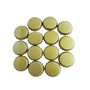 TRIXES 100 Pièces Capsules Couronnes Bouchons Métalliques Dorés de Bouteilles Bière Maison