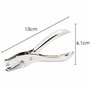 Trixes Perforatrice de 6 mm en argent de haute performance pour papier et carte étiquette de cadeau
